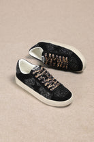 CANDACE - Black Glitter Crystal Star Sneakers-Sneakers-Krush Kandy, Women's Online Fashion Boutique Located in Phoenix, Arizona (Scottsdale Area)