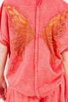 Mineral Wash Butterfly Appliques Sleeveless Top-Tops-Krush Kandy, Women's Online Fashion Boutique Located in Phoenix, Arizona (Scottsdale Area)