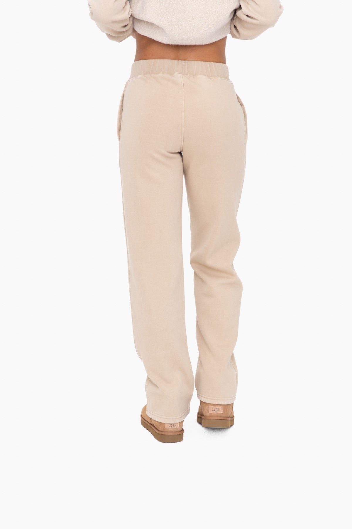 Mono B Straight Leg Vintage Fleece Lounge Pants-Sweatpants-Krush Kandy, Women's Online Fashion Boutique Located in Phoenix, Arizona (Scottsdale Area)