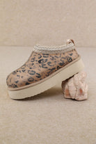 Tazz - Cozy Fur-lined Platform Slipper Boots-Shoes-Krush Kandy, Women's Online Fashion Boutique Located in Phoenix, Arizona (Scottsdale Area)