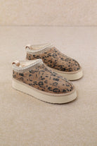Tazz - Cozy Fur-lined Platform Slipper Boots-Shoes-Krush Kandy, Women's Online Fashion Boutique Located in Phoenix, Arizona (Scottsdale Area)