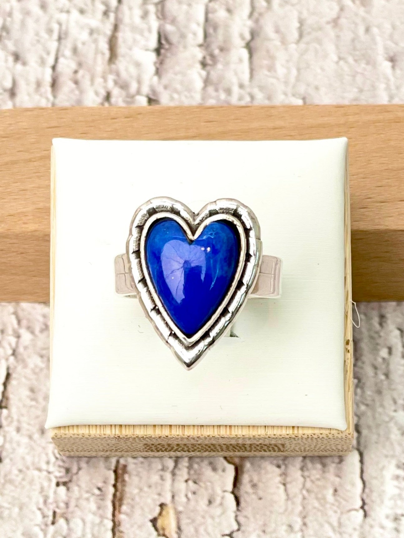 Love Is In The Air Heart Slab Ring-Rings-Krush Kandy, Women's Online Fashion Boutique Located in Phoenix, Arizona (Scottsdale Area)