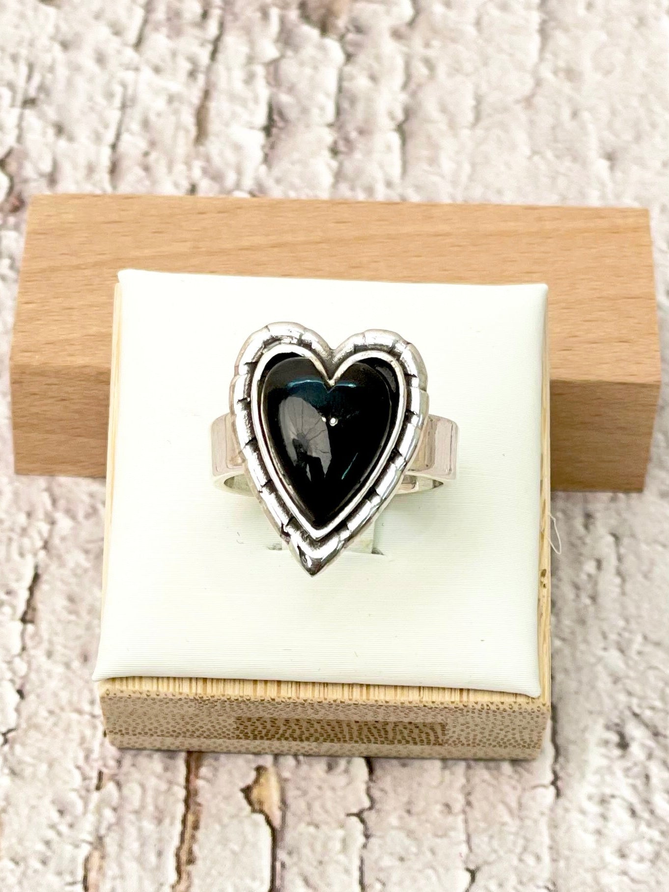 Love Is In The Air Heart Slab Ring-Rings-Krush Kandy, Women's Online Fashion Boutique Located in Phoenix, Arizona (Scottsdale Area)