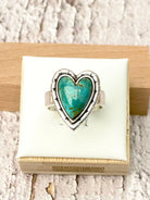 Love Is In The Air Heart Slab Ring-Rings-Krush Kandy, Women's Online Fashion Boutique Located in Phoenix, Arizona (Scottsdale Area)