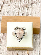 Love Is In The Air Heart Slab Ring-Rings-Krush Kandy, Women's Online Fashion Boutique Located in Phoenix, Arizona (Scottsdale Area)