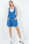 Mineral Wash Comfy Relaxed Twill Romper-Jumpsuits & Rompers-Krush Kandy, Women's Online Fashion Boutique Located in Phoenix, Arizona (Scottsdale Area)