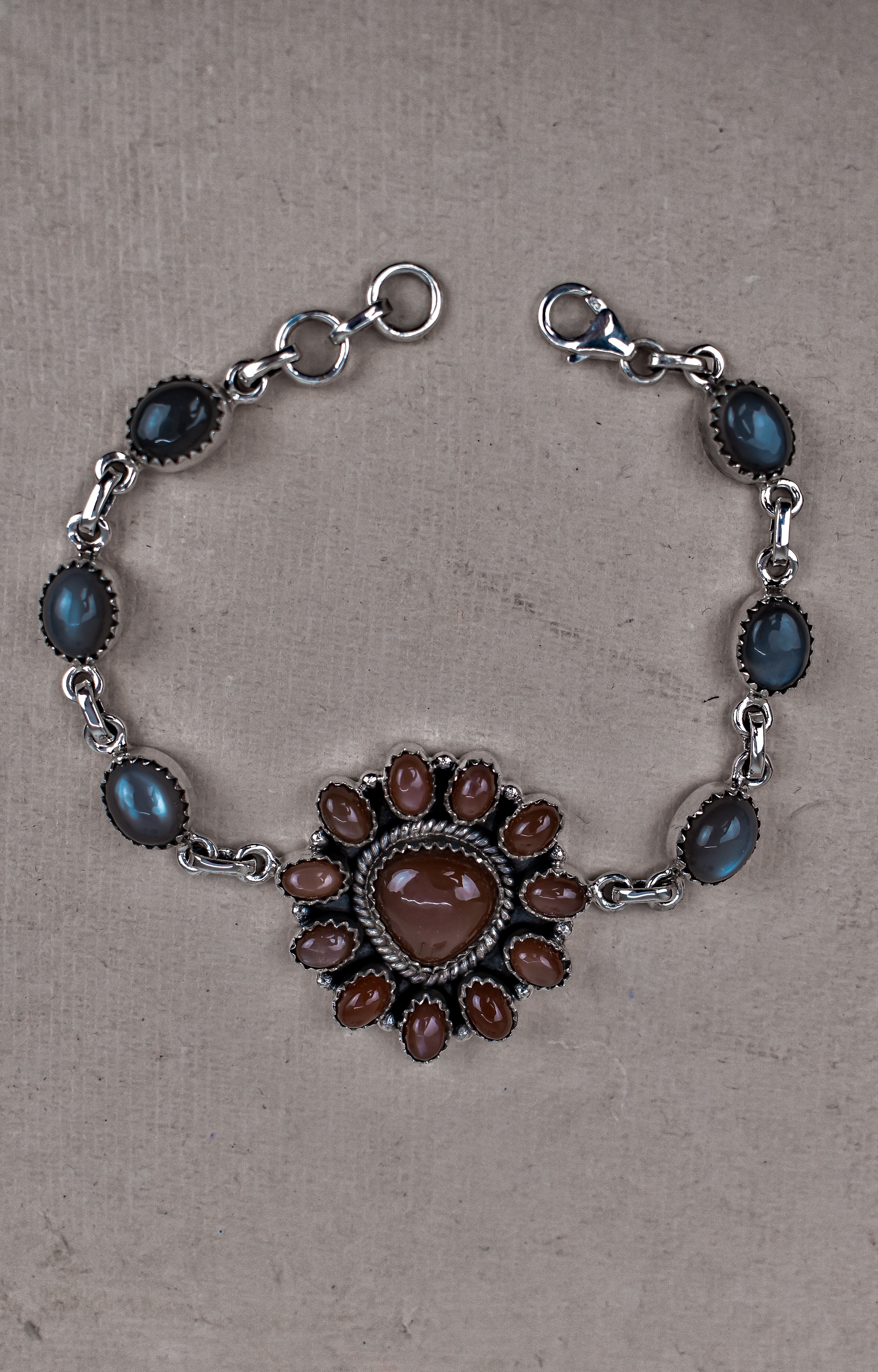Stone Serenade Sterling Silver Gemstone Bracelet | MANY IN STOCK | PREORDER OPEN-Bracelets-Krush Kandy, Women's Online Fashion Boutique Located in Phoenix, Arizona (Scottsdale Area)