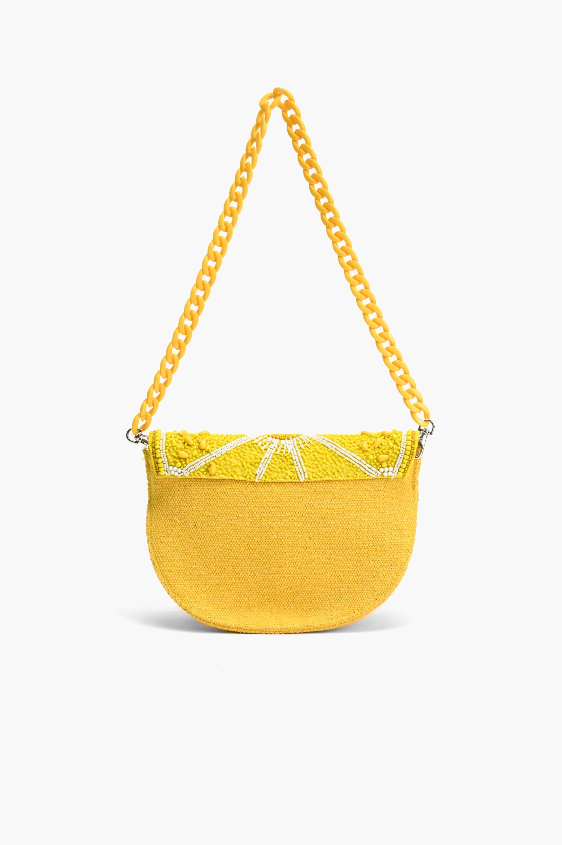 Zesty Lemon Beaded Crossbody-Purses & Bags-Krush Kandy, Women's Online Fashion Boutique Located in Phoenix, Arizona (Scottsdale Area)