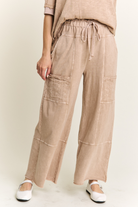 Coastal Breeze Mineral Wash Pants-Pants-Krush Kandy, Women's Online Fashion Boutique Located in Phoenix, Arizona (Scottsdale Area)