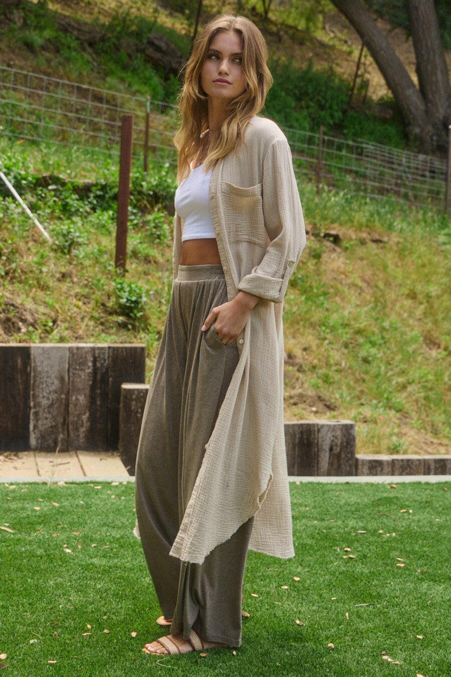 ODDI Soft Jersey Fabric Pleated Pants-Pants-Krush Kandy, Women's Online Fashion Boutique Located in Phoenix, Arizona (Scottsdale Area)