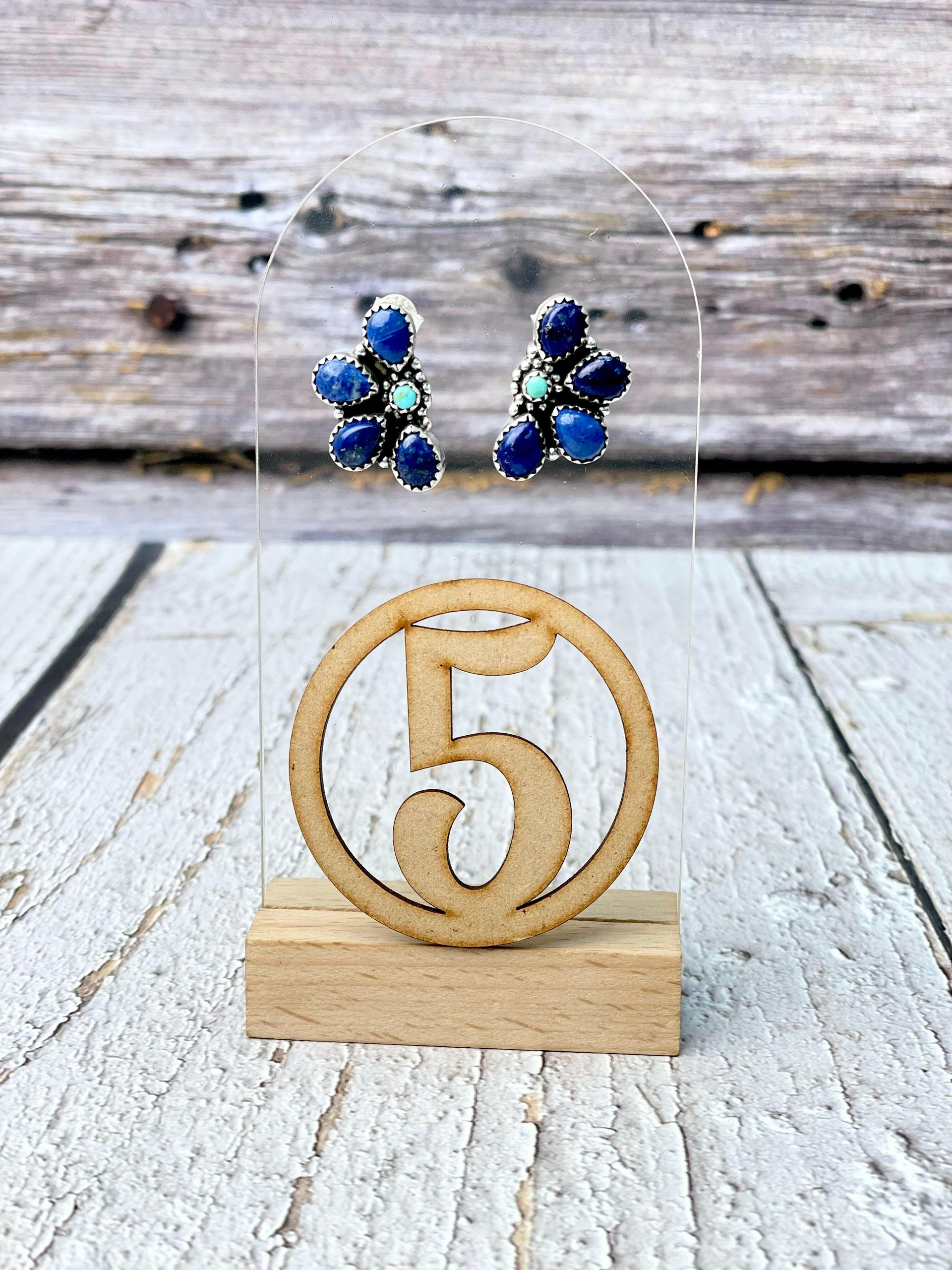 One Of A Kind Half Cluster Earrings-Earrings-Krush Kandy, Women's Online Fashion Boutique Located in Phoenix, Arizona (Scottsdale Area)