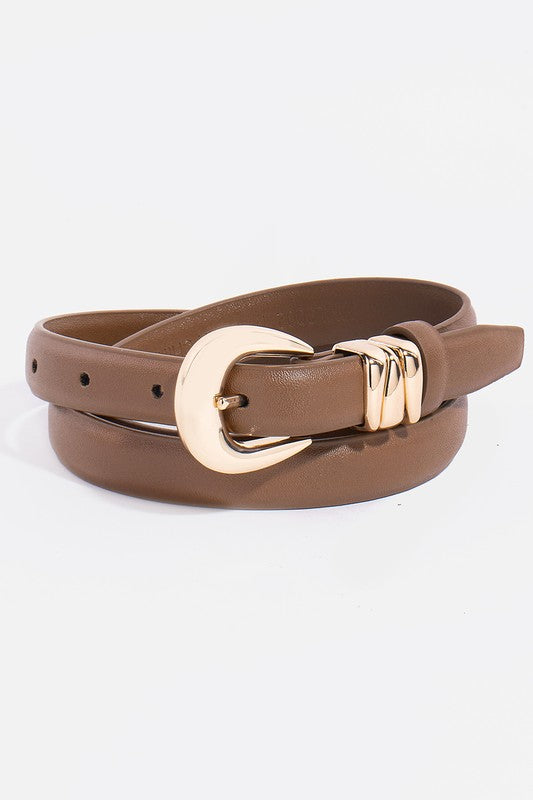 Thin Genuine Leather Belt-Belts-Krush Kandy, Women's Online Fashion Boutique Located in Phoenix, Arizona (Scottsdale Area)