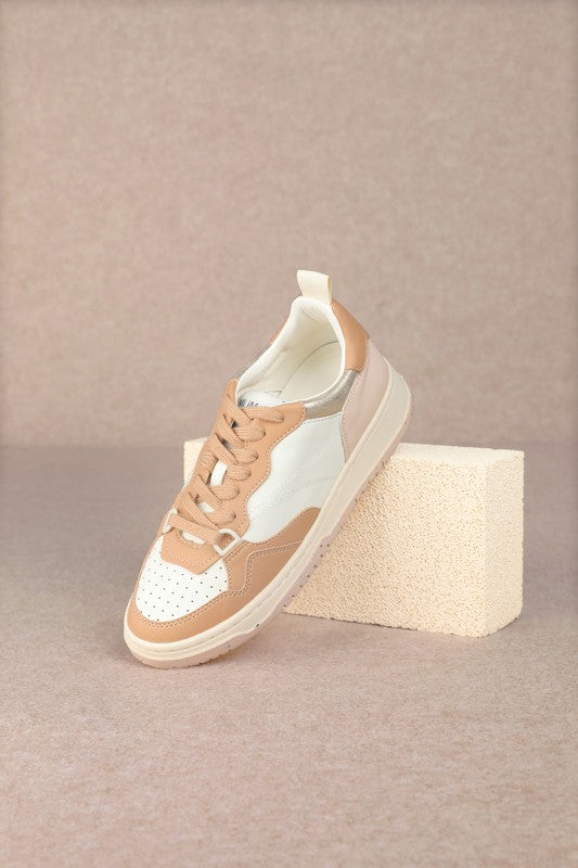 C0NCEPT - Pastel Panel Lace-Up Sneakers-Shoes-Krush Kandy, Women's Online Fashion Boutique Located in Phoenix, Arizona (Scottsdale Area)