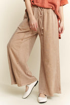 Mineral Wash Waffle Cropped Pants-Pants-Krush Kandy, Women's Online Fashion Boutique Located in Phoenix, Arizona (Scottsdale Area)