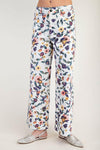 WASHED FLORAL PRINT DENIM TWILL PANTS-Krush Kandy, Women's Online Fashion Boutique Located in Phoenix, Arizona (Scottsdale Area)