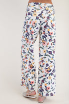 WASHED FLORAL PRINT DENIM TWILL PANTS-Krush Kandy, Women's Online Fashion Boutique Located in Phoenix, Arizona (Scottsdale Area)