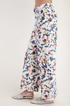 WASHED FLORAL PRINT DENIM TWILL PANTS-Krush Kandy, Women's Online Fashion Boutique Located in Phoenix, Arizona (Scottsdale Area)