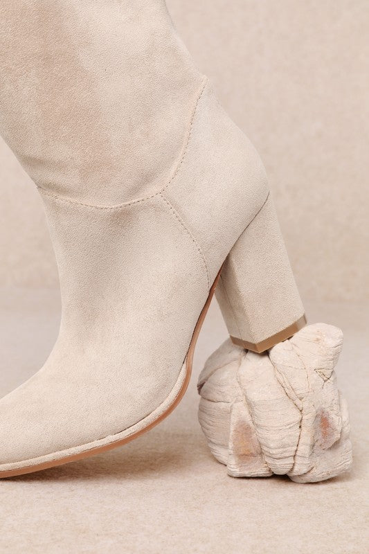 Fynn - Classic Stacked Heel Knee-high Boots-Boots-Krush Kandy, Women's Online Fashion Boutique Located in Phoenix, Arizona (Scottsdale Area)