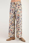 WASHED FLORAL PRINT DENIM TWILL PANTS-Krush Kandy, Women's Online Fashion Boutique Located in Phoenix, Arizona (Scottsdale Area)
