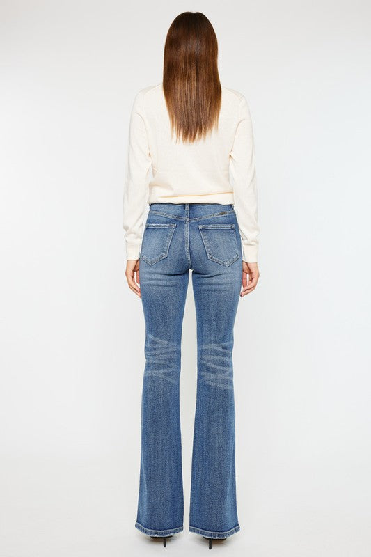 Open Pack High Rise Flare Jeans-Jeans-Krush Kandy, Women's Online Fashion Boutique Located in Phoenix, Arizona (Scottsdale Area)