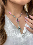 Cotton Candy Statement Necklace Bno. 20-Necklaces-Krush Kandy, Women's Online Fashion Boutique Located in Phoenix, Arizona (Scottsdale Area)