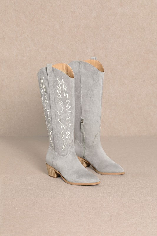 Taysha - Pearl Western Boot-Boots-Krush Kandy, Women's Online Fashion Boutique Located in Phoenix, Arizona (Scottsdale Area)
