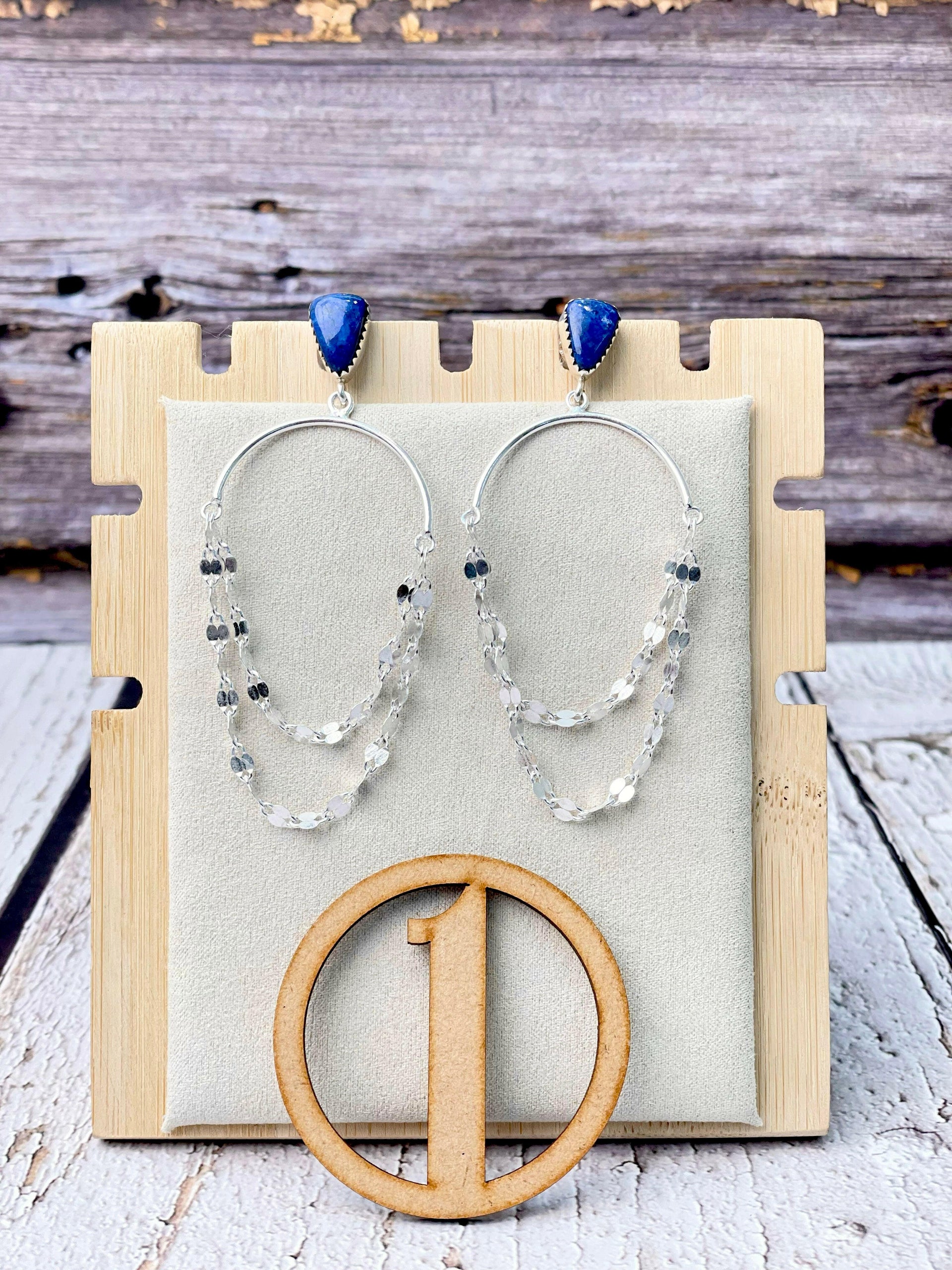 Put On A Show Slab Sterling Chain Earrings-Earrings-Krush Kandy, Women's Online Fashion Boutique Located in Phoenix, Arizona (Scottsdale Area)