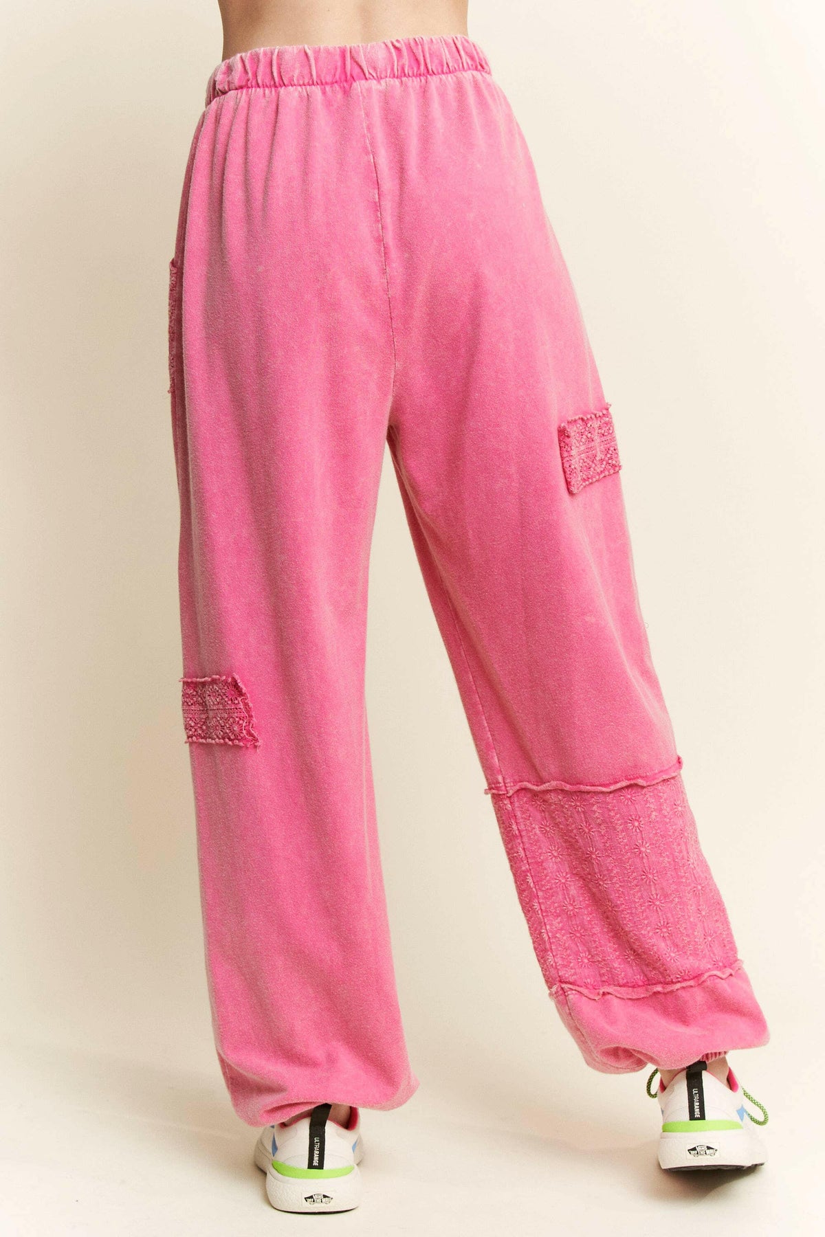 MineralWash Eyelet detailed Boho Joggers-Krush Kandy, Women's Online Fashion Boutique Located in Phoenix, Arizona (Scottsdale Area)