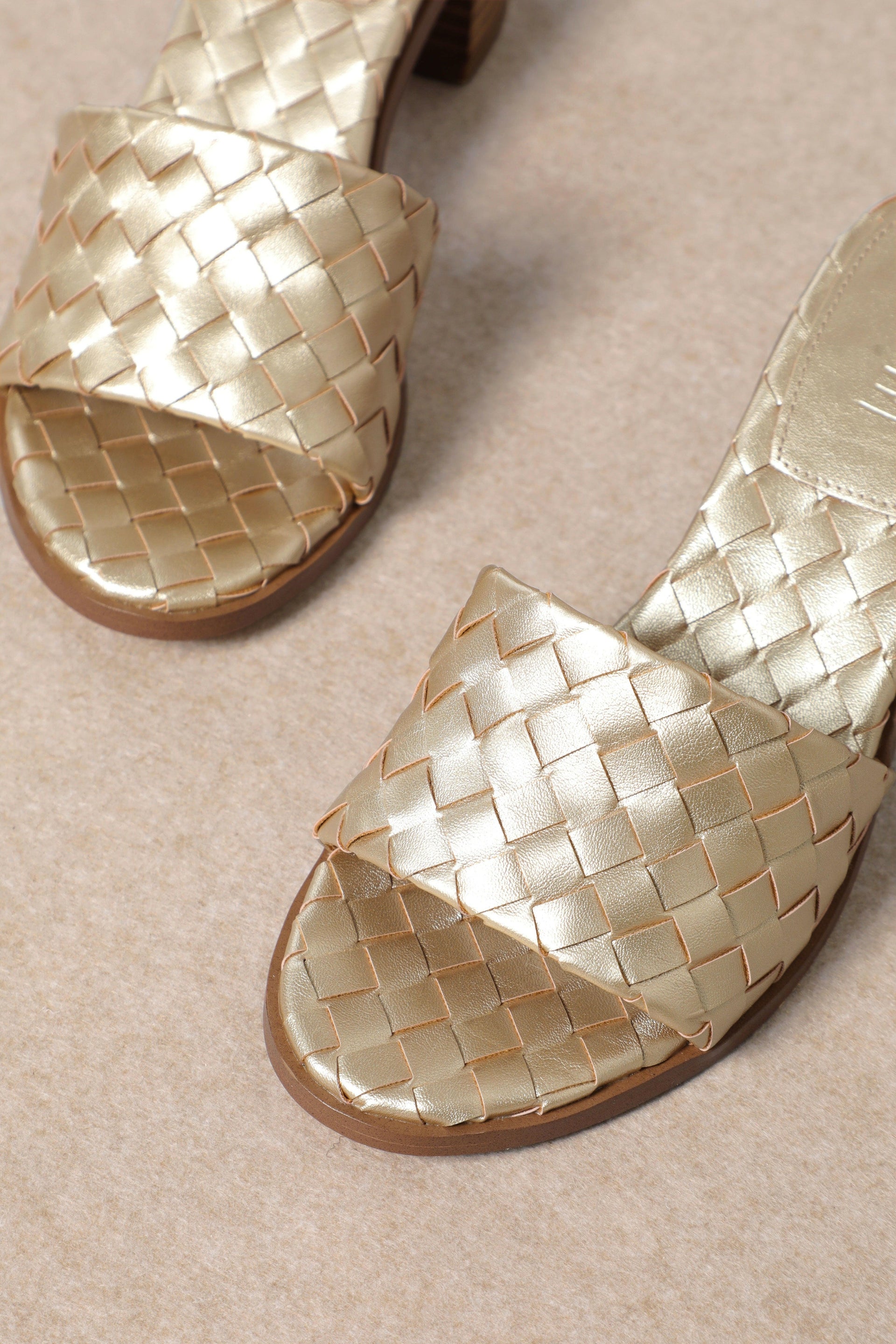 Riley Woven Basket Weave Sandal Heel-Shoes-Krush Kandy, Women's Online Fashion Boutique Located in Phoenix, Arizona (Scottsdale Area)