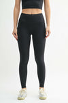 Soft Ribbed High Waisted Leggings-Leggings-Krush Kandy, Women's Online Fashion Boutique Located in Phoenix, Arizona (Scottsdale Area)