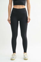 Soft Ribbed High Waisted Leggings-Leggings-Krush Kandy, Women's Online Fashion Boutique Located in Phoenix, Arizona (Scottsdale Area)