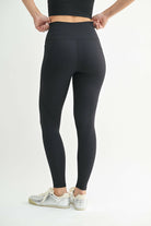 Soft Ribbed High Waisted Leggings-Leggings-Krush Kandy, Women's Online Fashion Boutique Located in Phoenix, Arizona (Scottsdale Area)