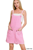 The Driftwood Acid Wash Romper-Jumpsuits & Rompers-Krush Kandy, Women's Online Fashion Boutique Located in Phoenix, Arizona (Scottsdale Area)