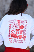 Jesus Is My Valentine Sweatshirt-Graphic Tees-Krush Kandy, Women's Online Fashion Boutique Located in Phoenix, Arizona (Scottsdale Area)