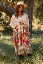 Boho Luxe Styling with the Giant Floral Kimono Duster-Kimonos-Krush Kandy, Women's Online Fashion Boutique Located in Phoenix, Arizona (Scottsdale Area)