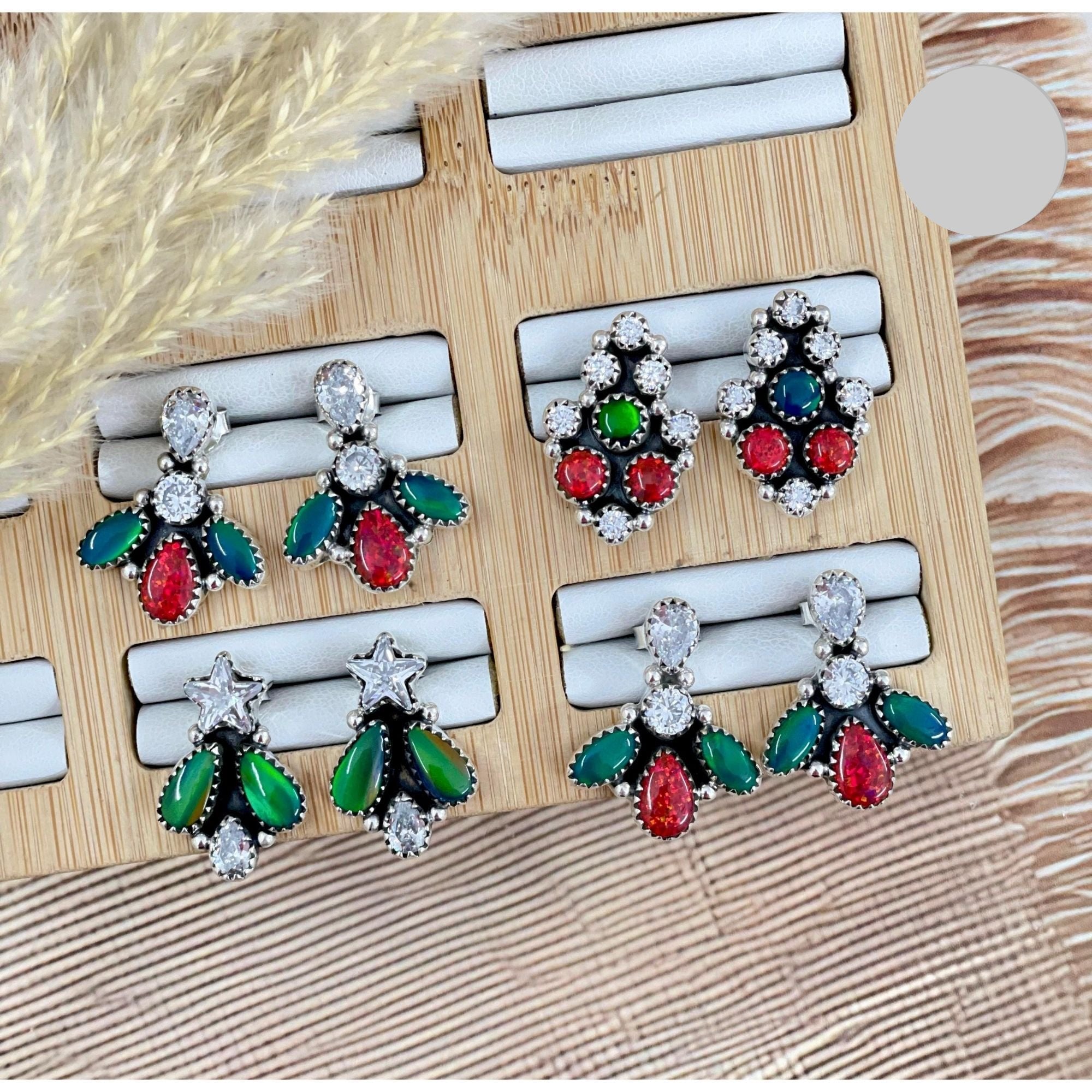 In The Spirit Stone Earrings-Stud Earrings-Krush Kandy, Women's Online Fashion Boutique Located in Phoenix, Arizona (Scottsdale Area)