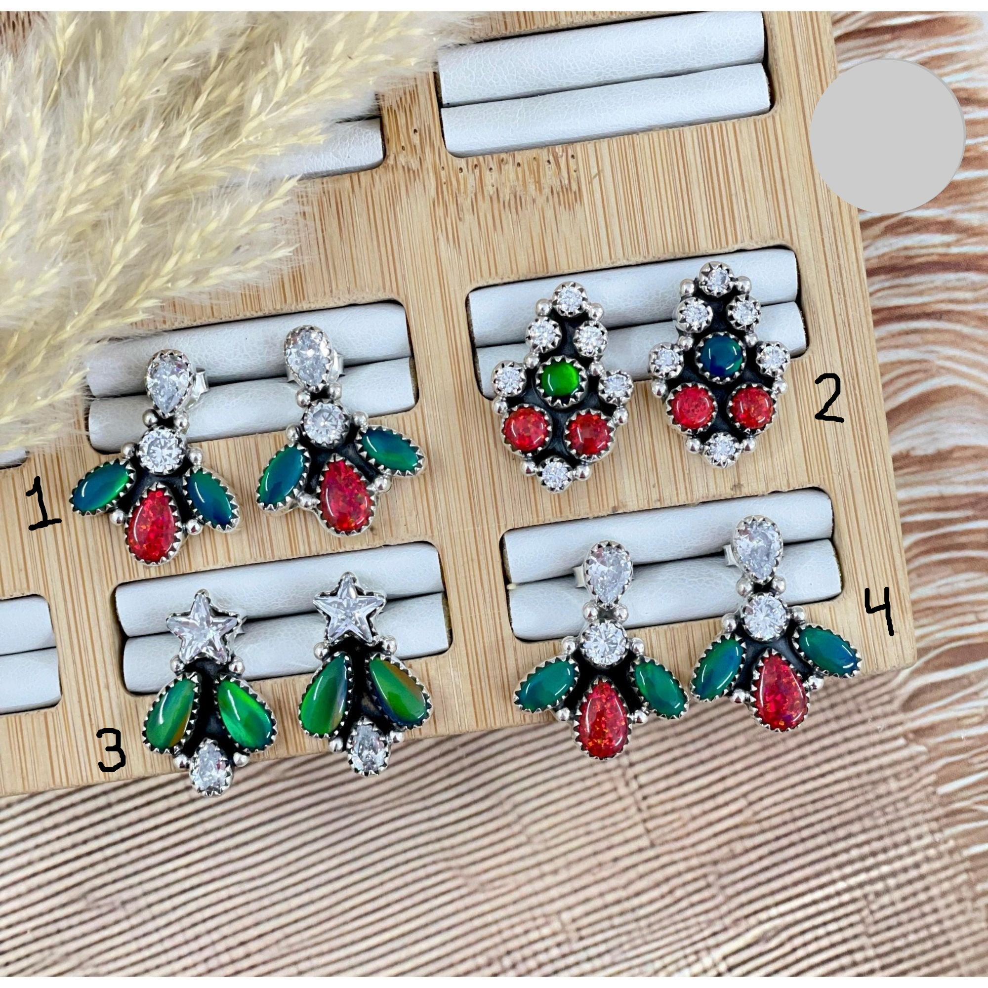 In The Spirit Stone Earrings-Stud Earrings-Krush Kandy, Women's Online Fashion Boutique Located in Phoenix, Arizona (Scottsdale Area)