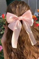 Pink Bow Hair Clip-Hair Accessories-Krush Kandy, Women's Online Fashion Boutique Located in Phoenix, Arizona (Scottsdale Area)