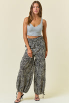 Printed Smocked Waist Tiered Wide-Leg Pants-Pants-Krush Kandy, Women's Online Fashion Boutique Located in Phoenix, Arizona (Scottsdale Area)