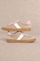 Dixie - Textured Platform Lace-up Trainers-Shoes-Krush Kandy, Women's Online Fashion Boutique Located in Phoenix, Arizona (Scottsdale Area)