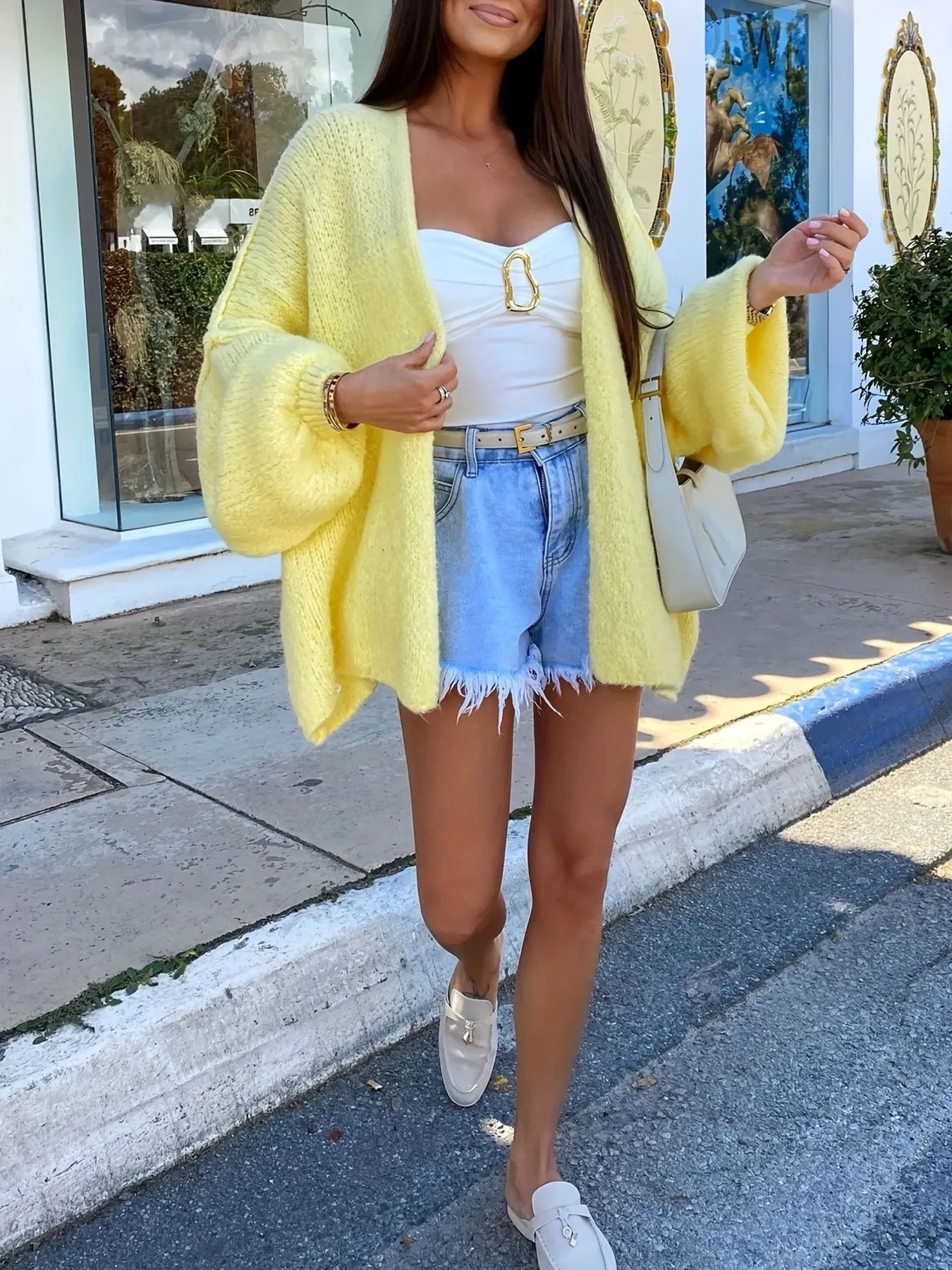 Open Front Long Sleeve Cardigan-tops-Krush Kandy, Women's Online Fashion Boutique Located in Phoenix, Arizona (Scottsdale Area)