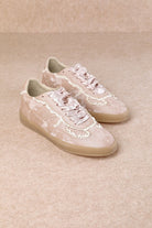 Eleanor -Bows And Pearl Lace Accents Sneakers-Sneakers-Krush Kandy, Women's Online Fashion Boutique Located in Phoenix, Arizona (Scottsdale Area)