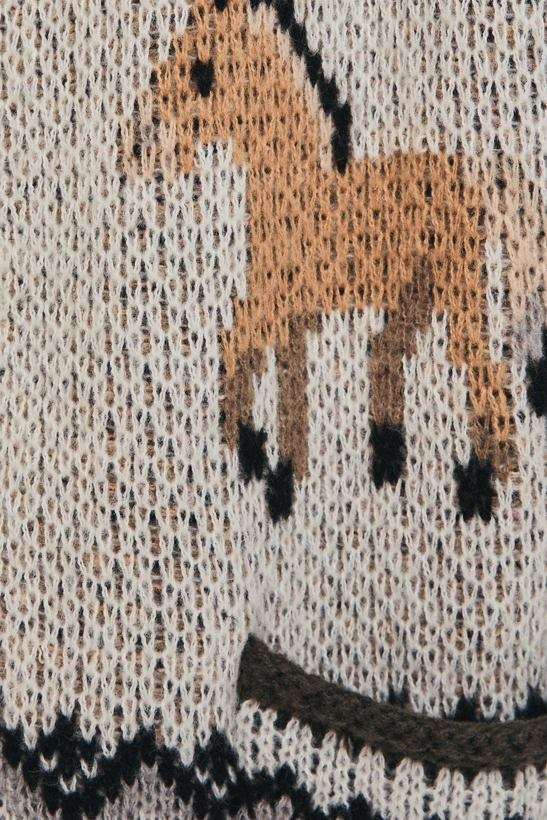 Frontier Charm Horse Knit Zip Vest-Vests-Krush Kandy, Women's Online Fashion Boutique Located in Phoenix, Arizona (Scottsdale Area)