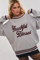 Thankful Blessed Knit Sweater-Sweater-Krush Kandy, Women's Online Fashion Boutique Located in Phoenix, Arizona (Scottsdale Area)