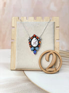 Australian Opal & Amber Necklace sno 54-Necklaces-Krush Kandy, Women's Online Fashion Boutique Located in Phoenix, Arizona (Scottsdale Area)