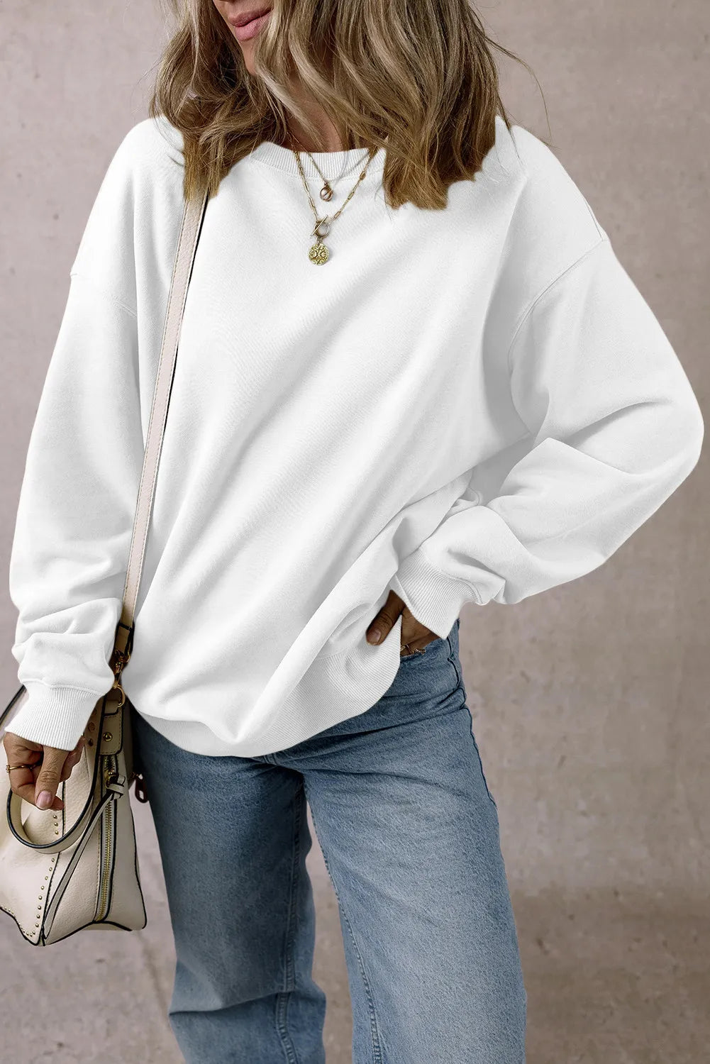 Everyday POCKET Oversized Sweatshirt-Sweatshirt-Krush Kandy, Women's Online Fashion Boutique Located in Phoenix, Arizona (Scottsdale Area)