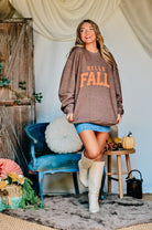 Hello Fall Knit Sweatshirt-Krush Kandy, Women's Online Fashion Boutique Located in Phoenix, Arizona (Scottsdale Area)