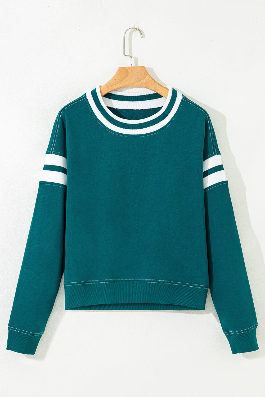 Varsity Stripe Pullover-Tops-Krush Kandy, Women's Online Fashion Boutique Located in Phoenix, Arizona (Scottsdale Area)