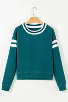 Varsity Stripe Pullover-Tops-Krush Kandy, Women's Online Fashion Boutique Located in Phoenix, Arizona (Scottsdale Area)