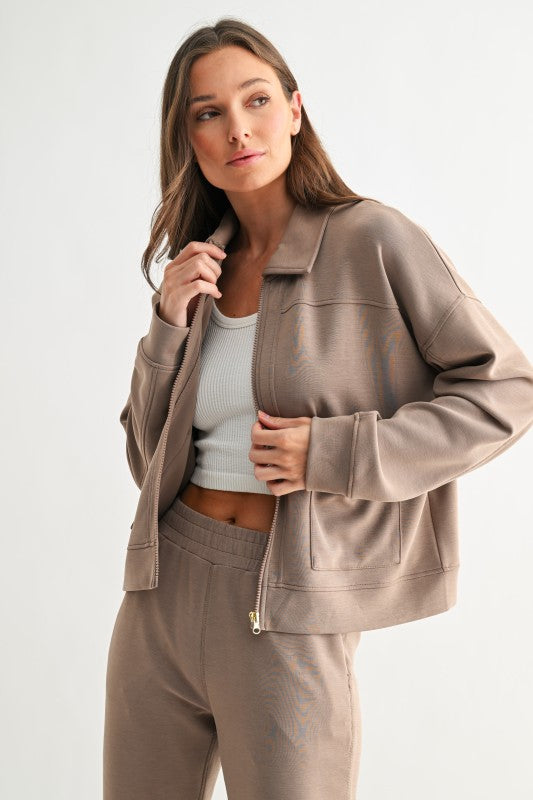 La guna Flow Zip Utility Jacket-Jacket-Krush Kandy, Women's Online Fashion Boutique Located in Phoenix, Arizona (Scottsdale Area)